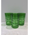 Set de 6 Verres à Thé Nœud  Cut Vert