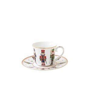 Tasse à thé avec sous Tasse NUTCRACKER