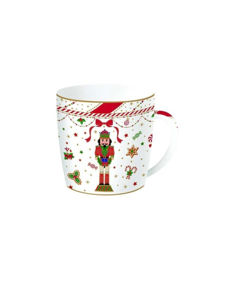 MUG 35CL EN PORCELAINE DANS UNE BOITE METAL NUTCRACKER TWIST