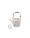 COFFRET THEIERE AVEC 2 TASSES MEADOW FLOWERS
