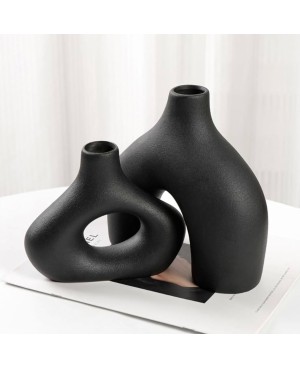 Vase en Céramique noir Moderne