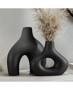 Vase en Céramique noir Moderne