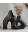 Vase en Céramique noir Moderne