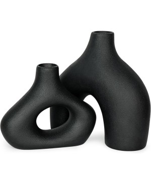 Vase en Céramique noir Moderne