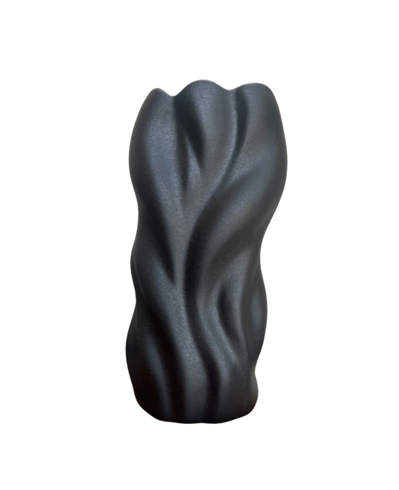 Vase en Céramique noir Moderne GM