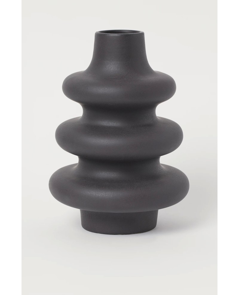 Vase en Céramique noir Moderne GM