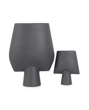 Vase Céramique Noir Moderne - Objets Déco Maison | Prix
