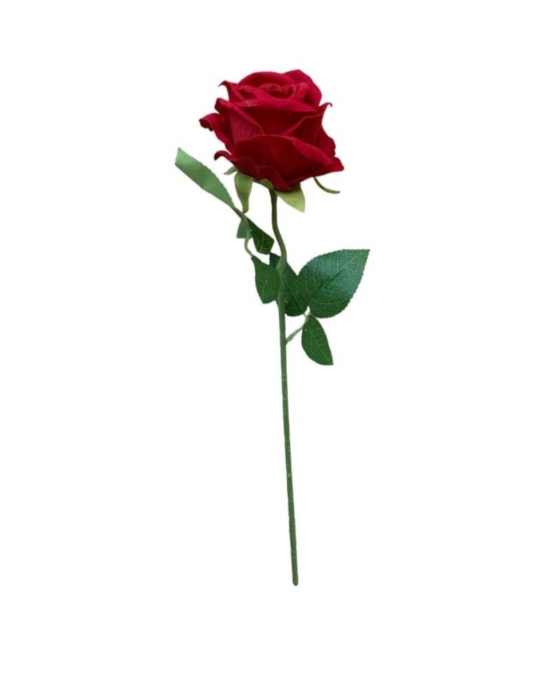 Rose Rouge Fleur Artificielle - Plante Déco Maison Prix