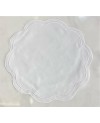 Sets de Table Blancs en Toile - Linge de Table Élégant Prix
