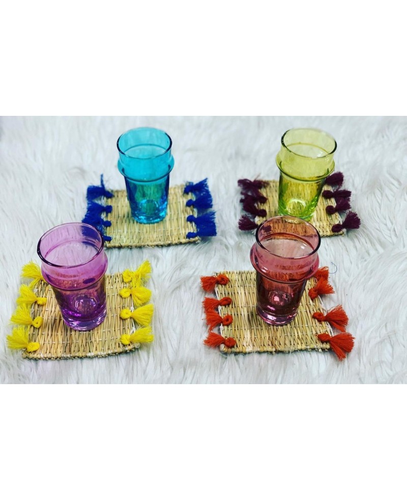 Set de 6 Verres Traditionnel Multi couleurs Set de 6 Verres Traditionnel Multi couleurs