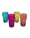 Set de 6 Verres Traditionnel Multi couleurs