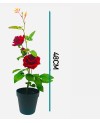 Rose Rouge Artificielle 48cm - Décoration Maison Prix