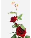 Rose Rouge Artificielle 48cm - Décoration Maison Prix