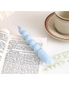 Bougie Torsadée Bleu 2pcs