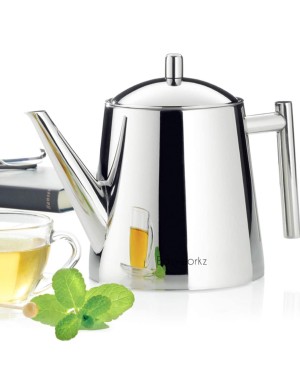  Théière en Inox 1.5L Avec filtre