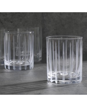 Coffret de 6 verres à Eau Gravure Blanche