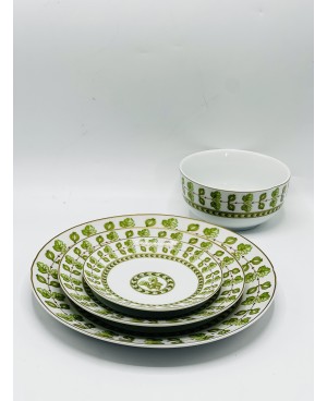Service de Table 24pcs en Porcelaine Vert - Prix