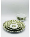 Service de Table 24pcs en Porcelaine Vert - Prix