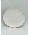 Assiette Galet Blanc 20cm - Art de Table Marocain | Prix