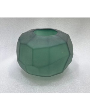 Vase en Verre Vert Mate PM, Décoration Maison - Prix