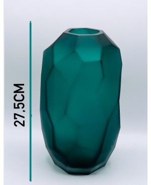 Vase en Verre Vert Mat - Décoration Maison | Prix