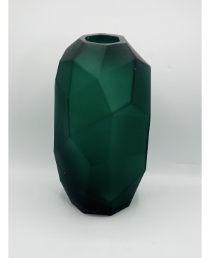 Vase de Fleur en Verre Vert GM - Décoration Maison Prix