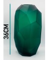 Vase de Fleur en Verre Vert GM - Décoration Maison Prix