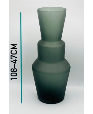 Vase en Verre Smoke - Objets Décoratifs Maison Prix
