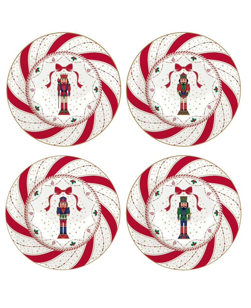 Coffret Assiettes Dessert NUTCRACKER Twist - Prix Art de Table