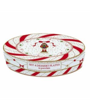 Coffret Assiettes Dessert NUTCRACKER Twist - Prix Art de Table