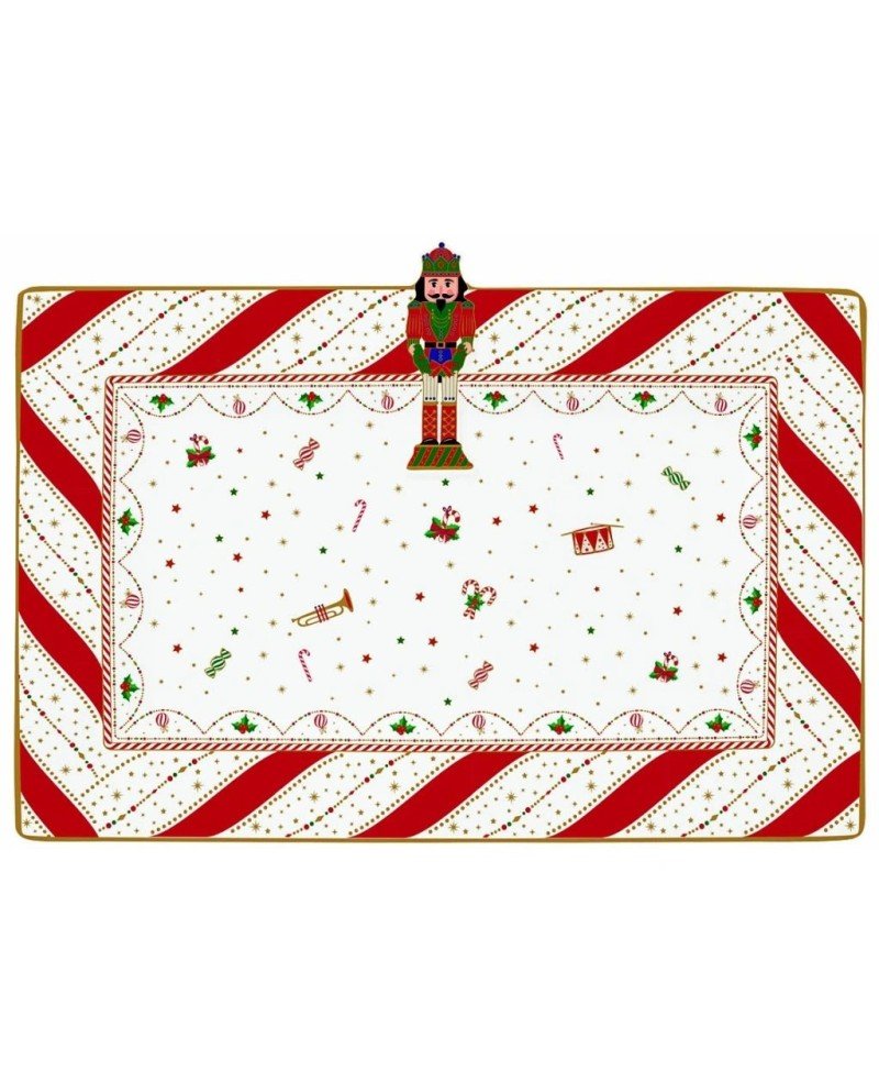 Plat à Cake 36x24cm Nutcracker Twist