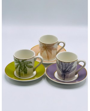 Coffret de 6 Tasses à Café - Palm