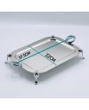 Plateau rectangulaire sur pied Chris inox pm