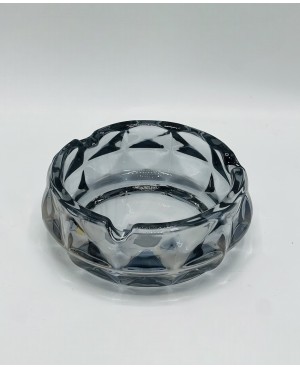  Cendrier en Verre Gris