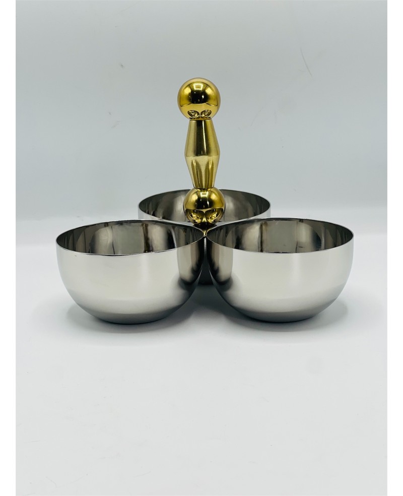 Serviteur 3 Bols Inox: Art de la Table - Prix