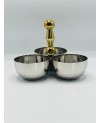 Serviteur 3 Bols Inox: Art de la Table - Prix