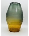 Vase en Verre Jaune et Vert GM