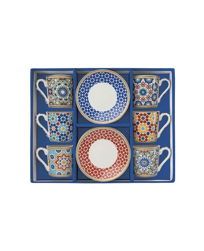 Coffret de 6 Tasses à Café - MARRAKECH