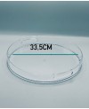 Plateau Rond en Acrylique - 33.5cm