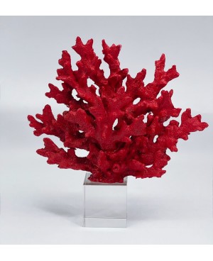  Bibelot Décoratif Corail Rouge