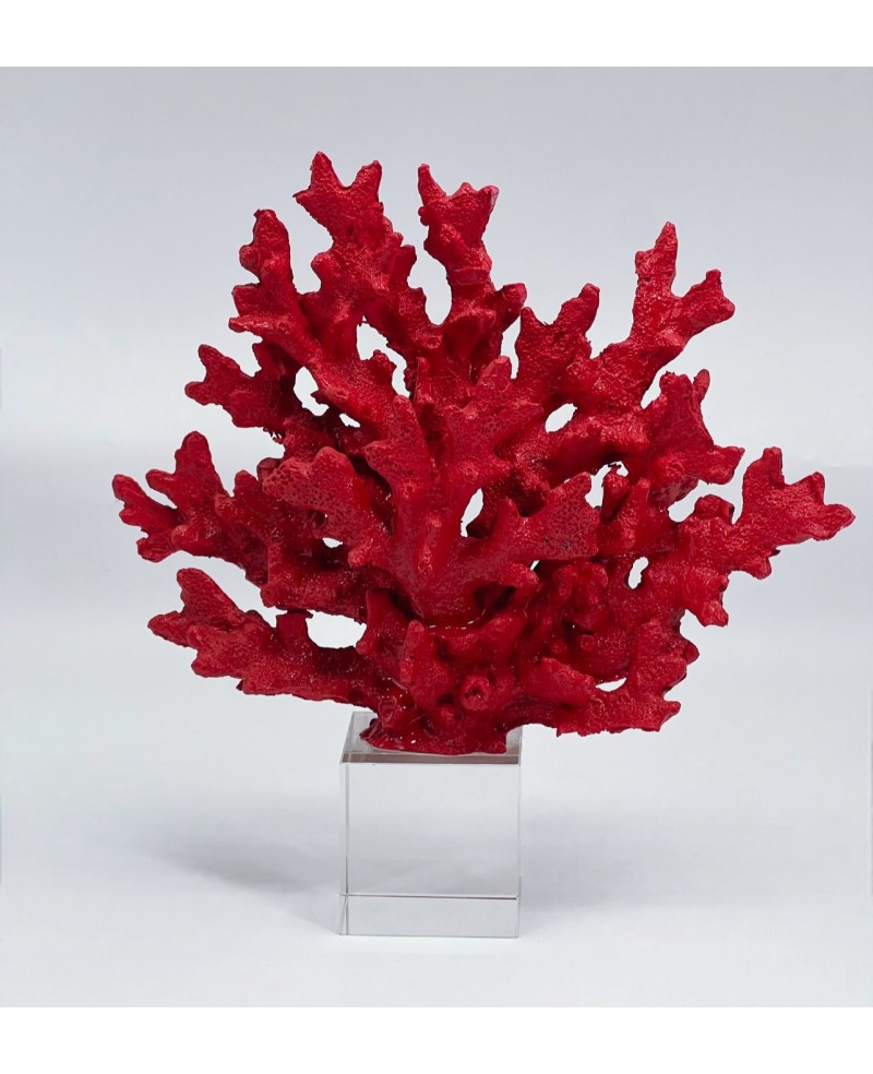Bibelot Décoratif Corail Rouge
