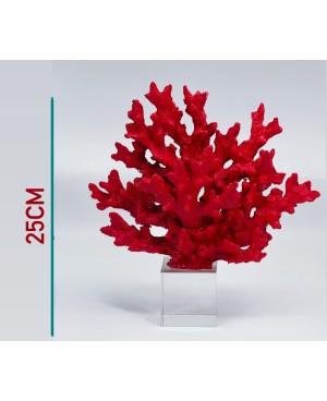 Bibelot Décoratif Corail Rouge