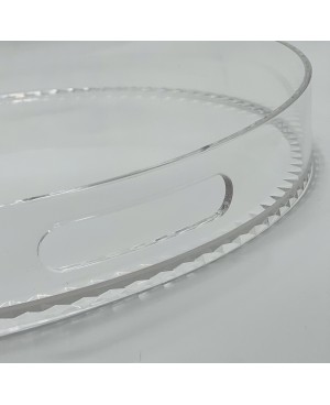 Plateau Rond en Acrylique - 30cm