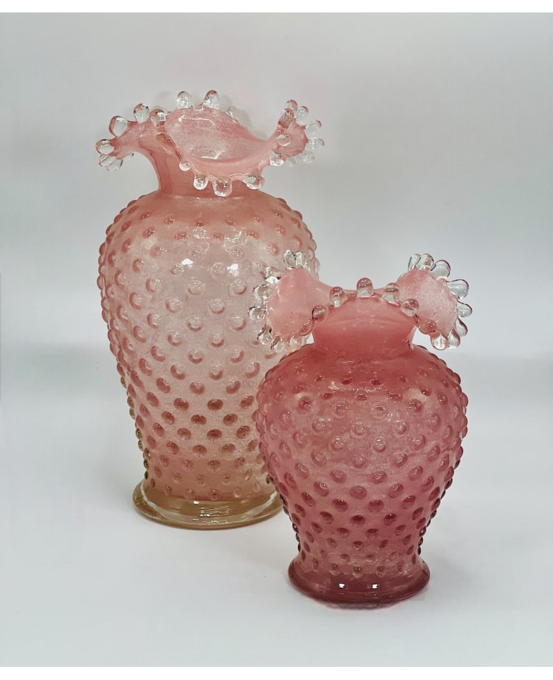 Vase en Verre Murano Rose - GM