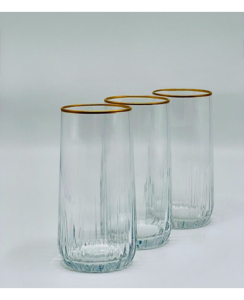 Set de 3 verres D'eau Long