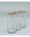 Set de 3 verres D'eau Long