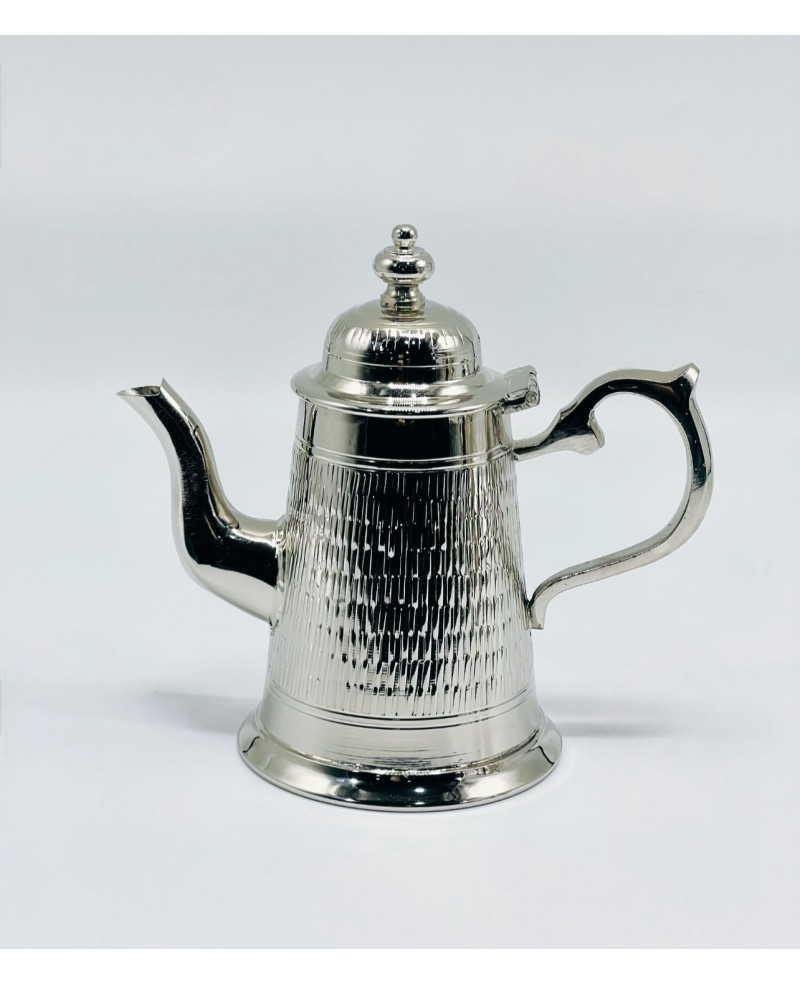 Théière Argentée Martelée Pot à Lait MM