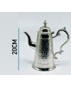 Théière Argentée Martelée Pot à Lait GM