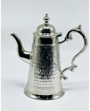 Théière Argentée Martelée Pot à Lait GM