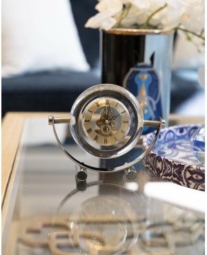  Horloge Décorative en Crystal sur pied